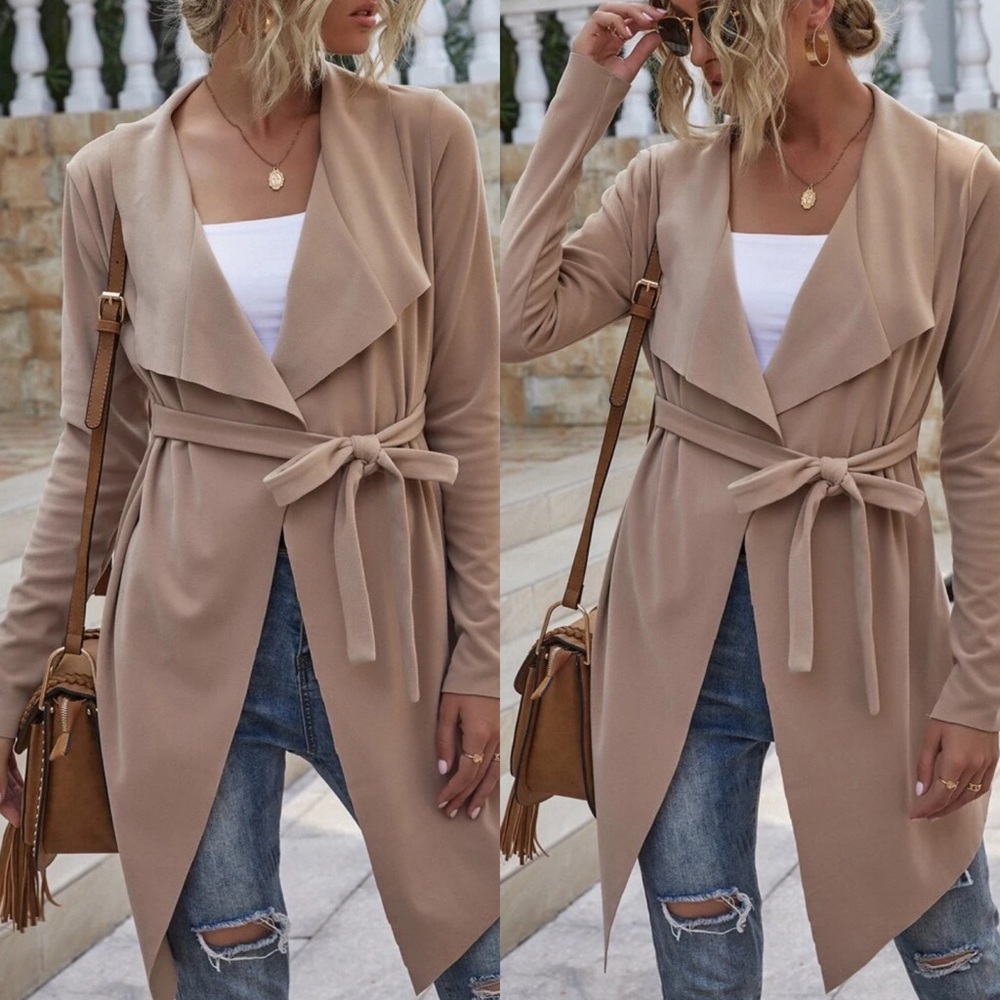 Suede Waterfall Jacket - Picture 3 of 3